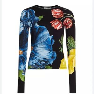 Alice and Olivia, long sleeve jersey shirt